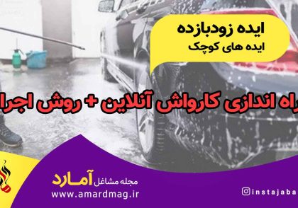 راه اندازی کارواش انلاین